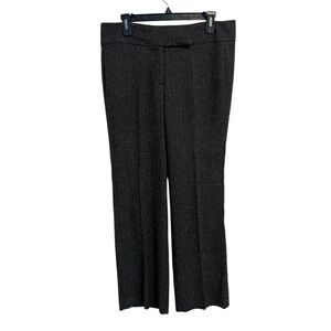 Dana Buchaman Women’s 12 Charcoal Gray Tweed professional work slacks pants